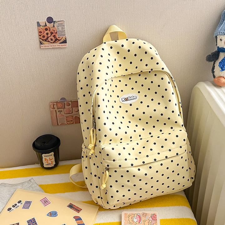 Stylish Polka Dot Lightweight Backpack Kalsten