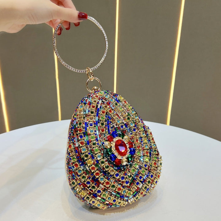 Decorative Rhinestone Handheld Clutch