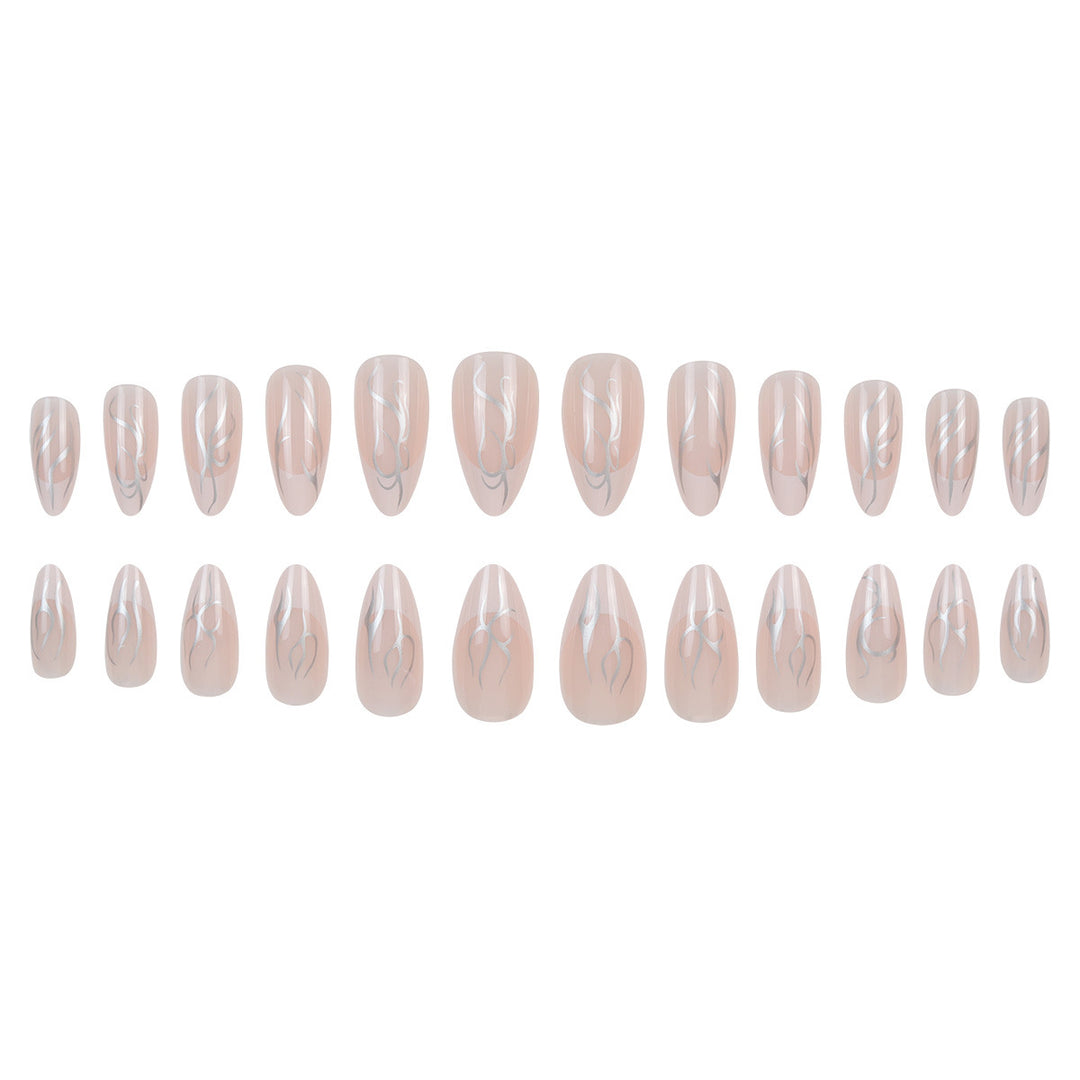 Chic Long Pointed Press-On Nails Kalsten