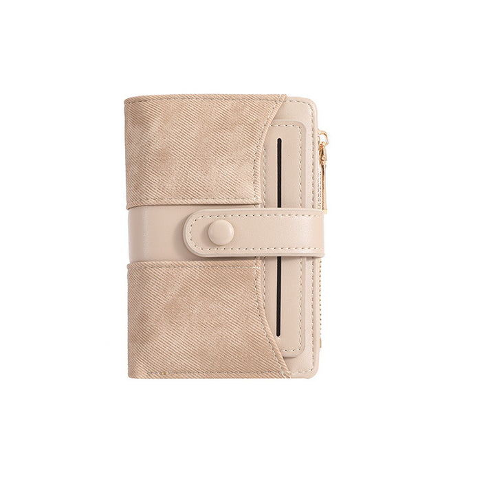 Textured Multi-Pocket Snap Closure Wallet Kalsten