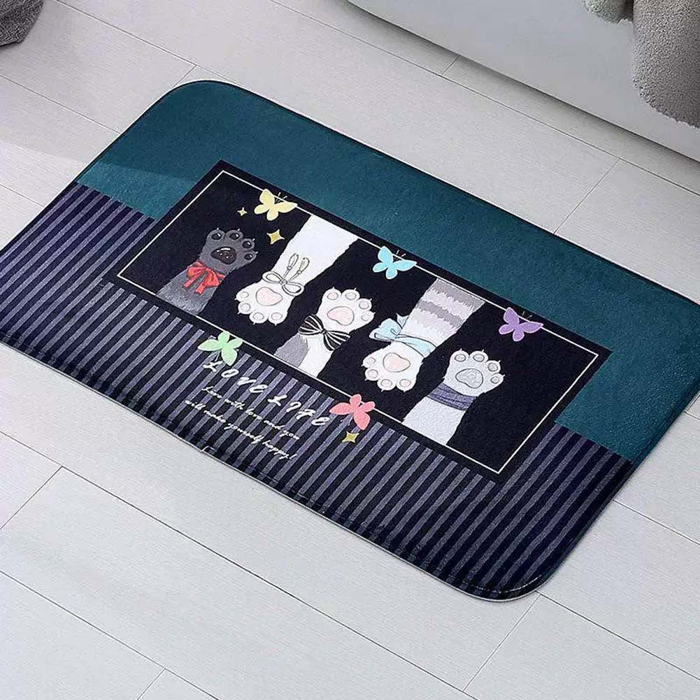 Stylish Motivational Quote Bath Mat