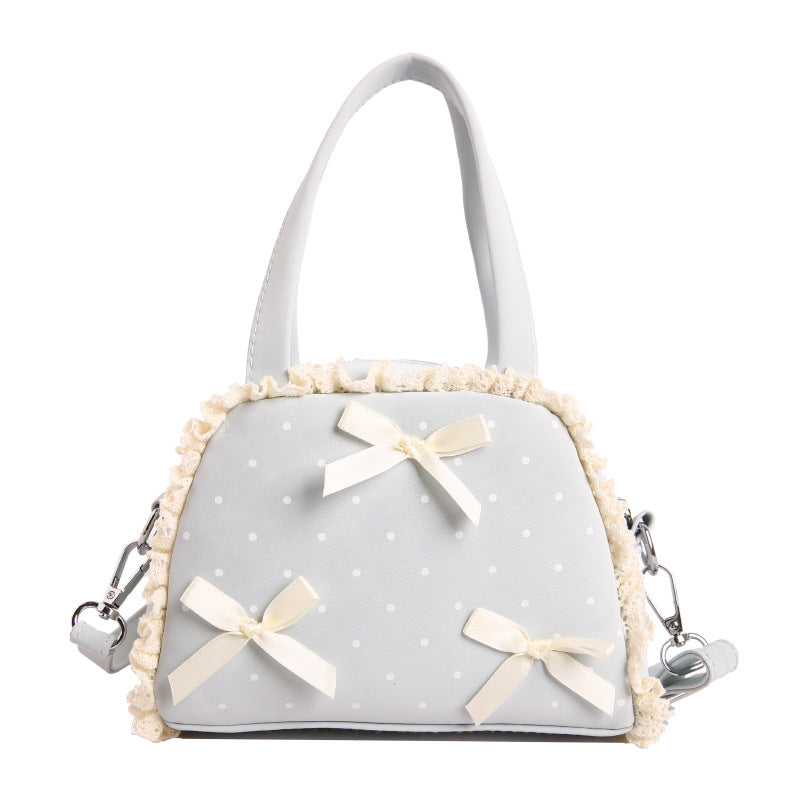 WoCharming Bow-Embellished Everyday Handbag Kalsten