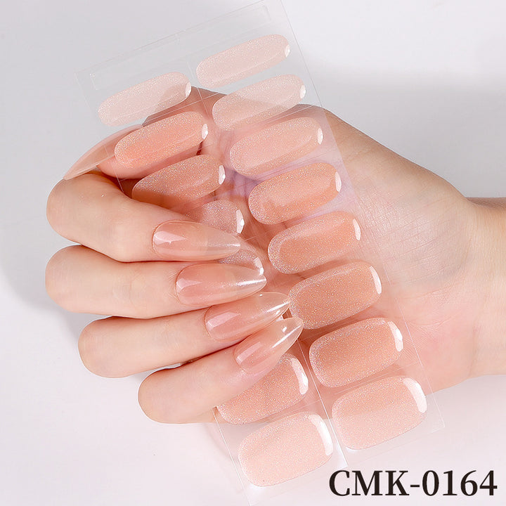 Glossy Press-On Nail Wraps