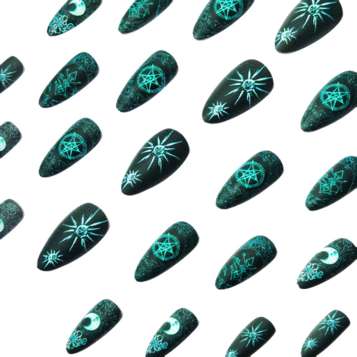 Mystical Patterned Nail Art Kalsten