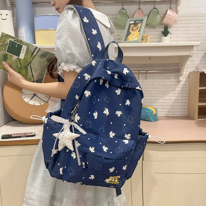 Whimsical Floral Patterned Backpack Kalsten