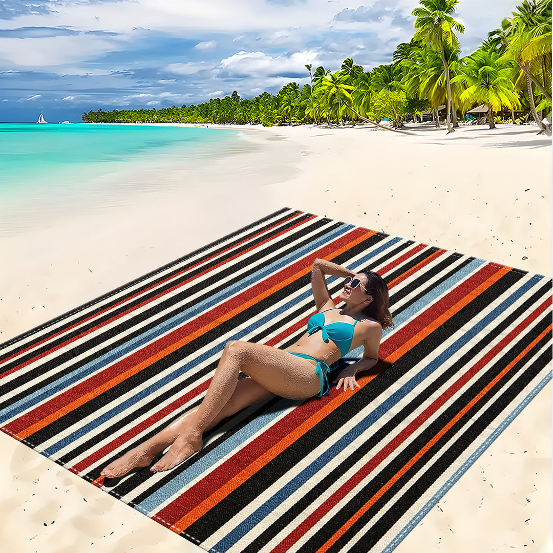 Mandala Design Beach Mat Kalsten