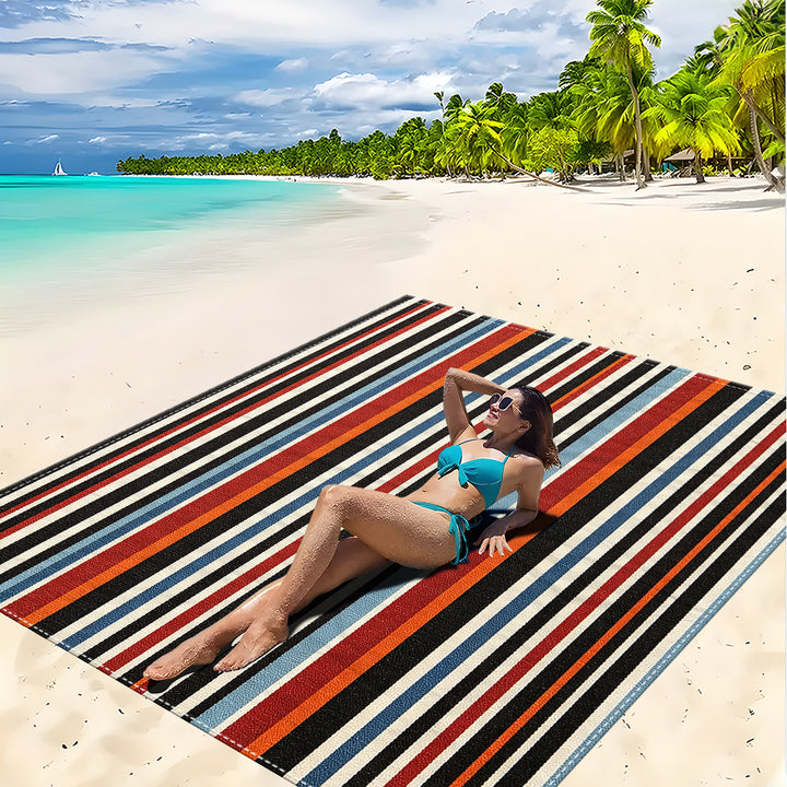 Mandala Design Beach Mat Kalsten