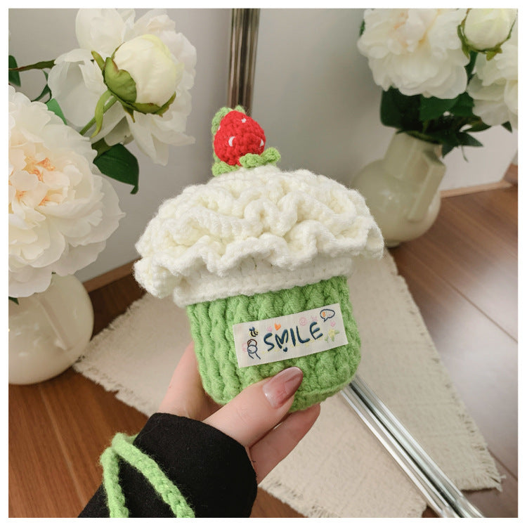 Cute Crochet Cupcake Plush Toy