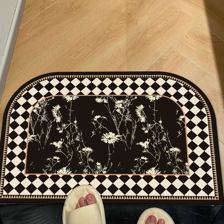 Floral Welcome Mat