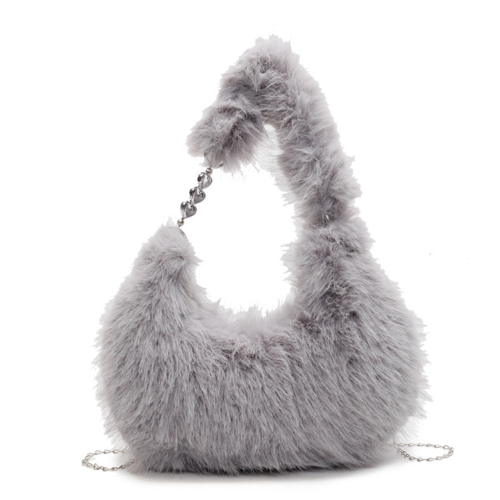 Plush Shoulder Bag with Unique Design Kalsten