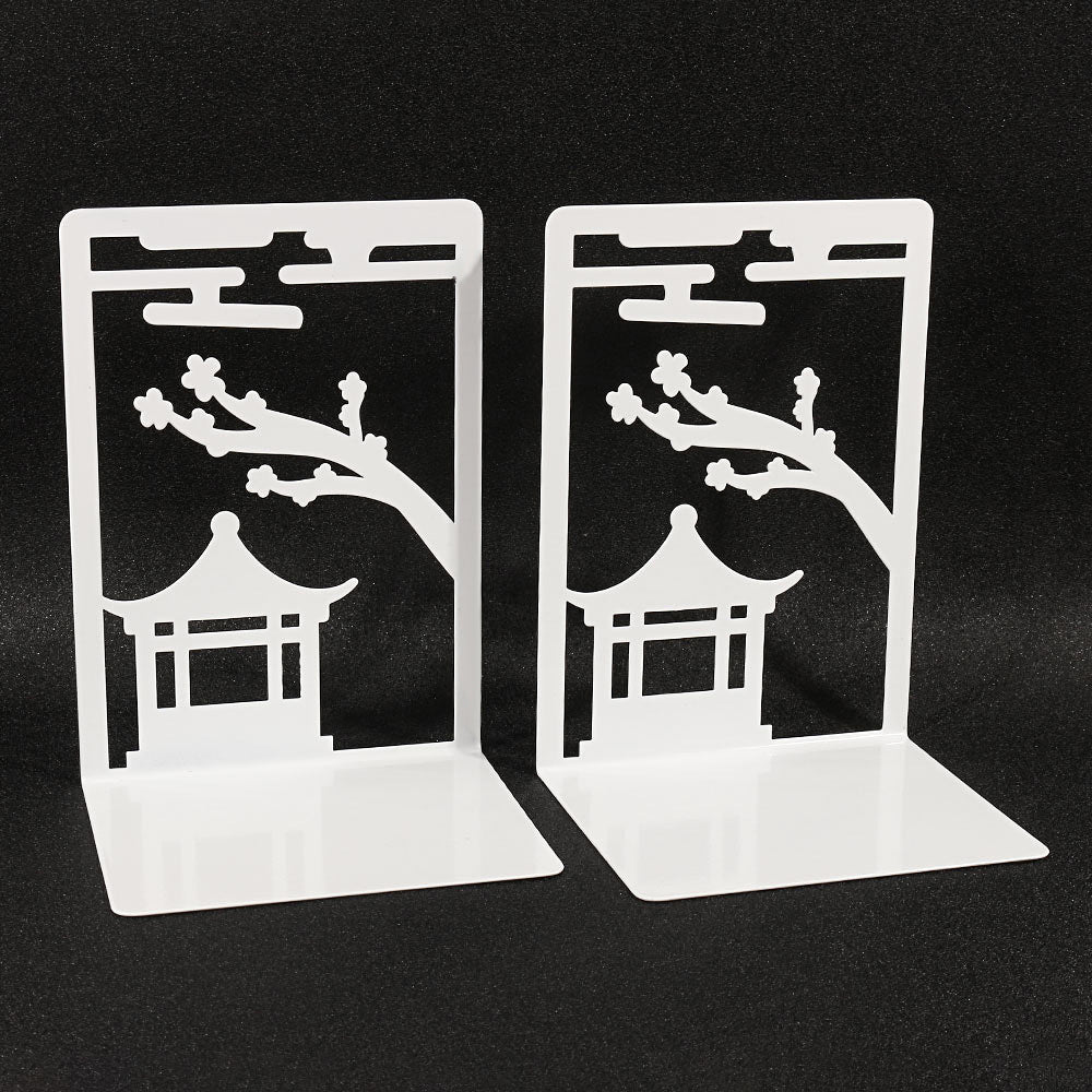 Artistic Deer-Themed Metal Bookends