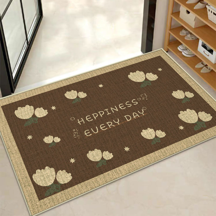 Decorative Star-patterned Bath Mat Kalsten