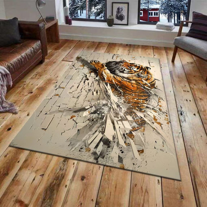 3D Printed Tiger Wall Mural Kalsten
