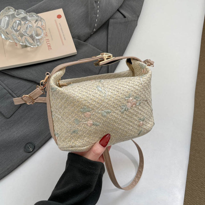 Embroidered Floral Mini Handbag Kalsten