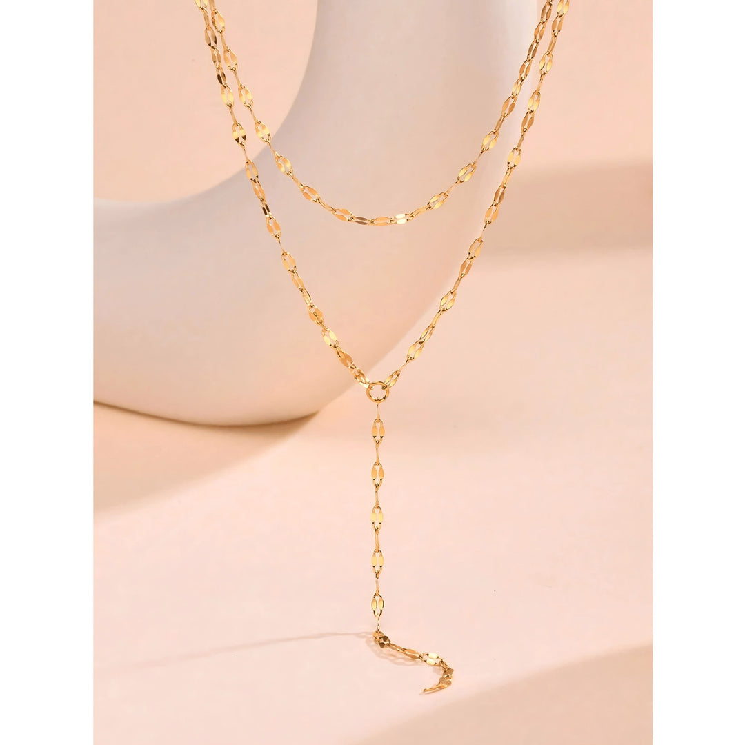 Y-Chain Lariat Necklace Kalsten