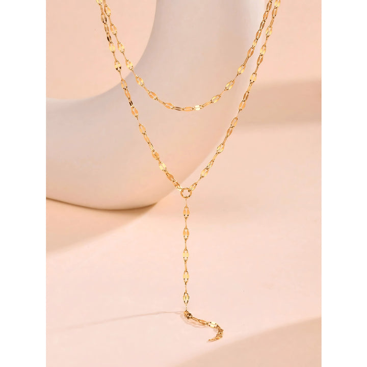 Y-Chain Lariat Necklace Kalsten