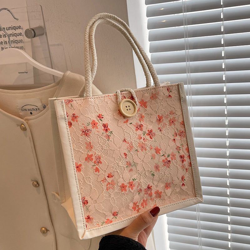 Decorative Floral Tote