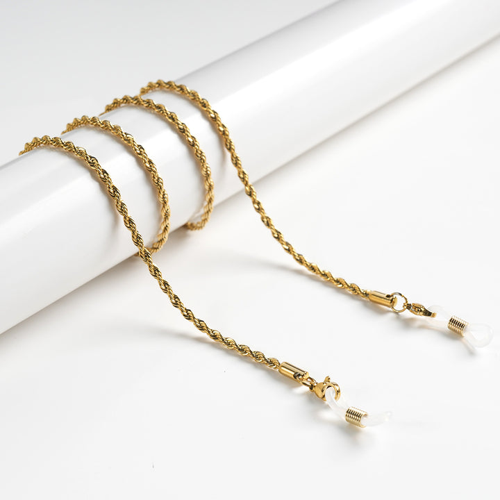 Twisted Metallic Eyewear Chain kalsten