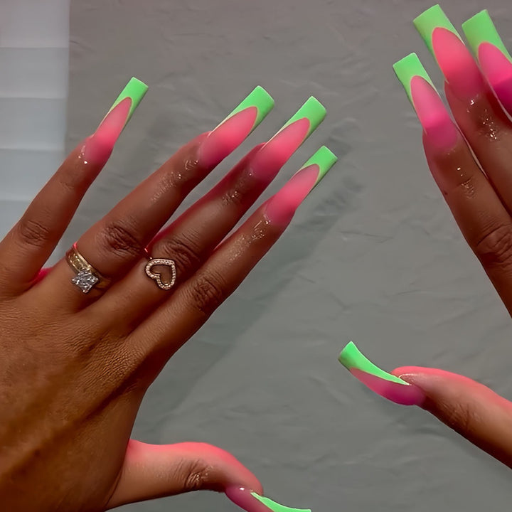 Long Sculpted Nail Extensions Kalsten