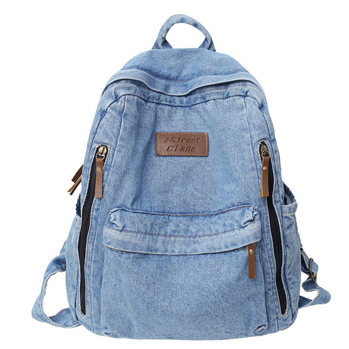 Stylish Denim Backpack Kalsten