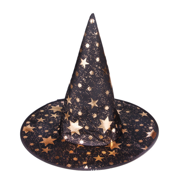 Glitter Starry Witch Hat