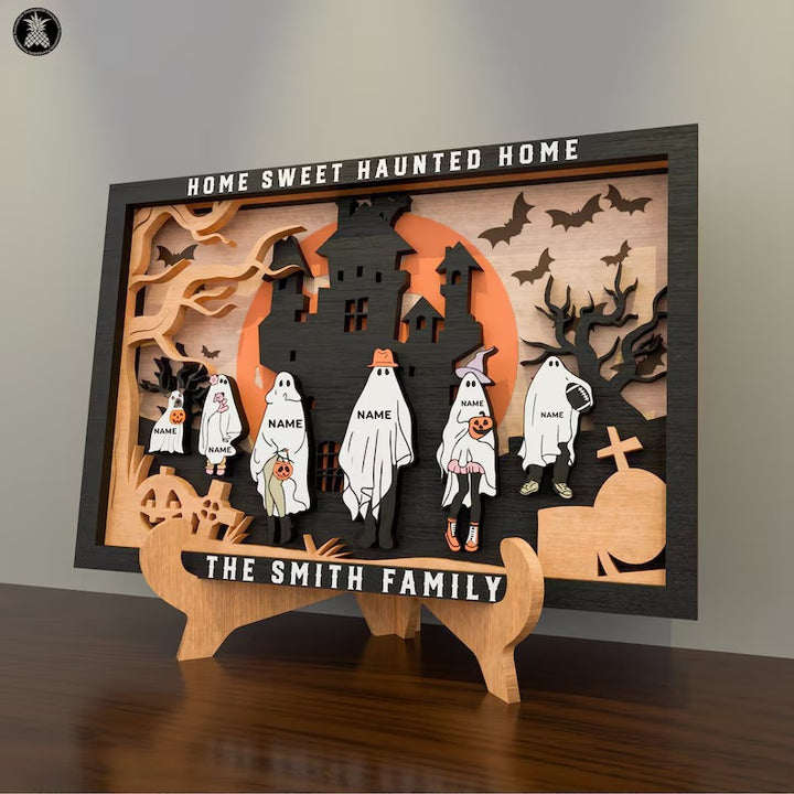 Personalized Halloween Shadow Box