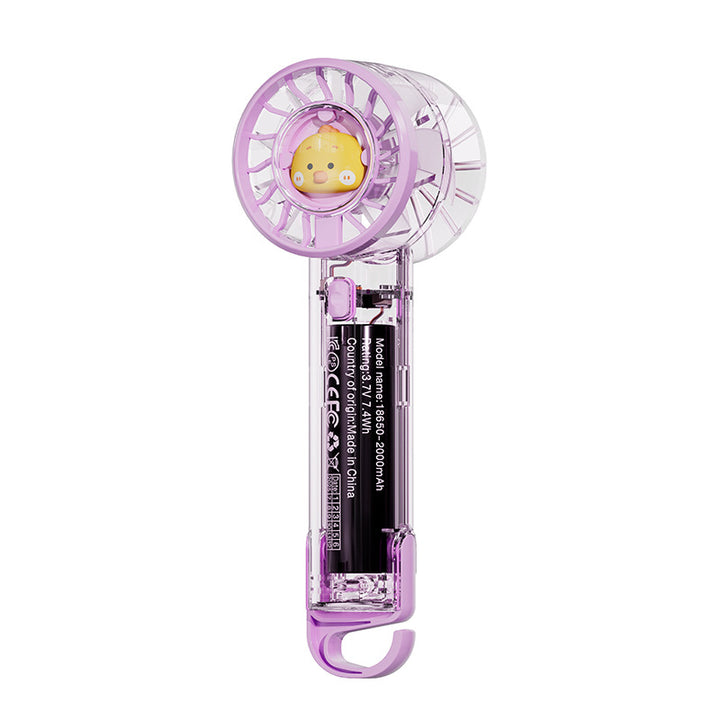 Women portable mini-hand fan with LED mood light Kalsten