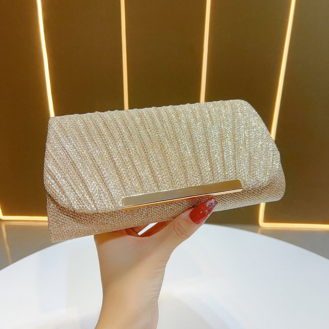 Elegant Textured Evening Clutch