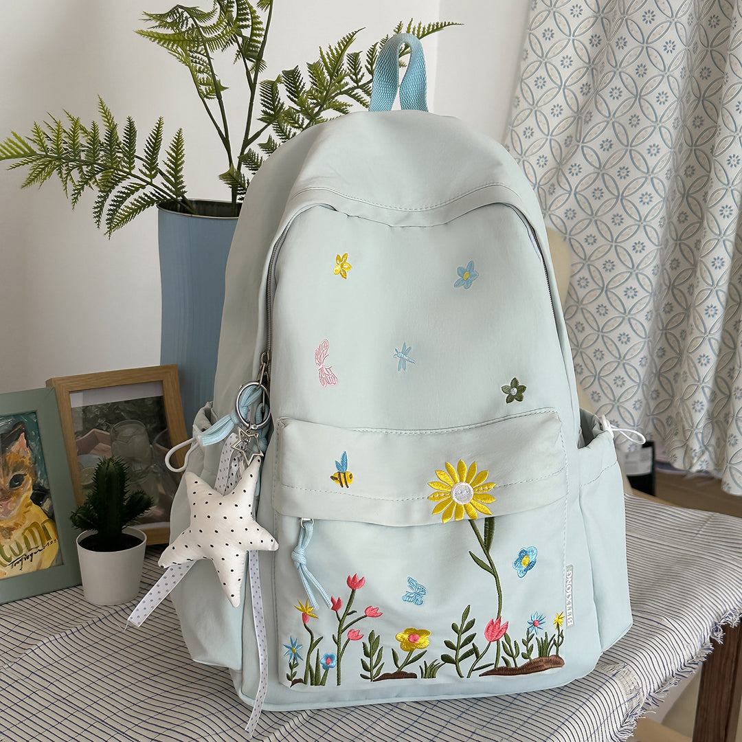 Floral Embroidered Backpack Kalsten 1791204649
