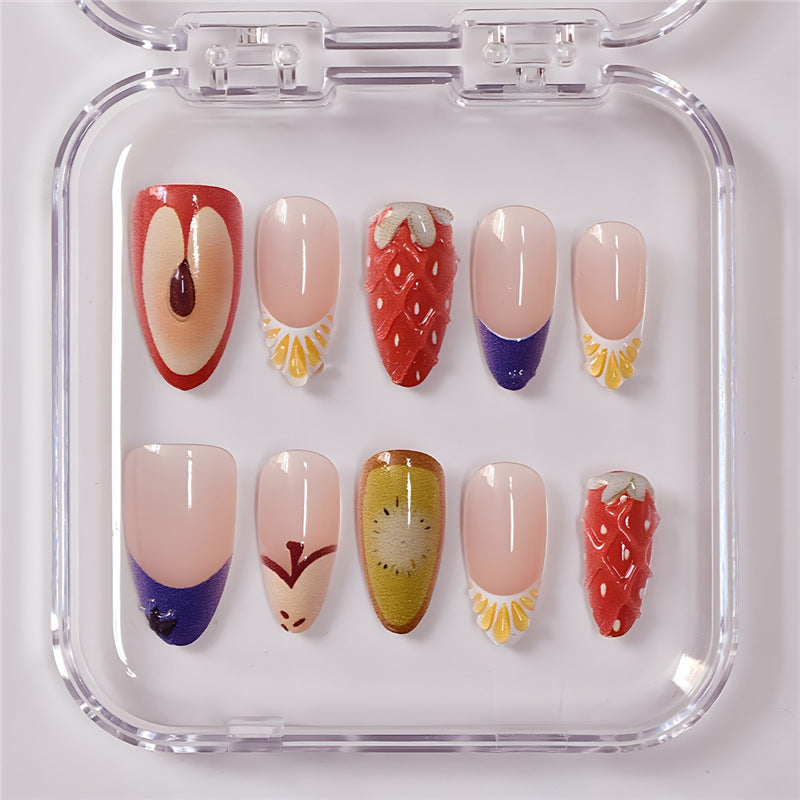 Artistic Fruit-Themed Press-On Nails Kalsten