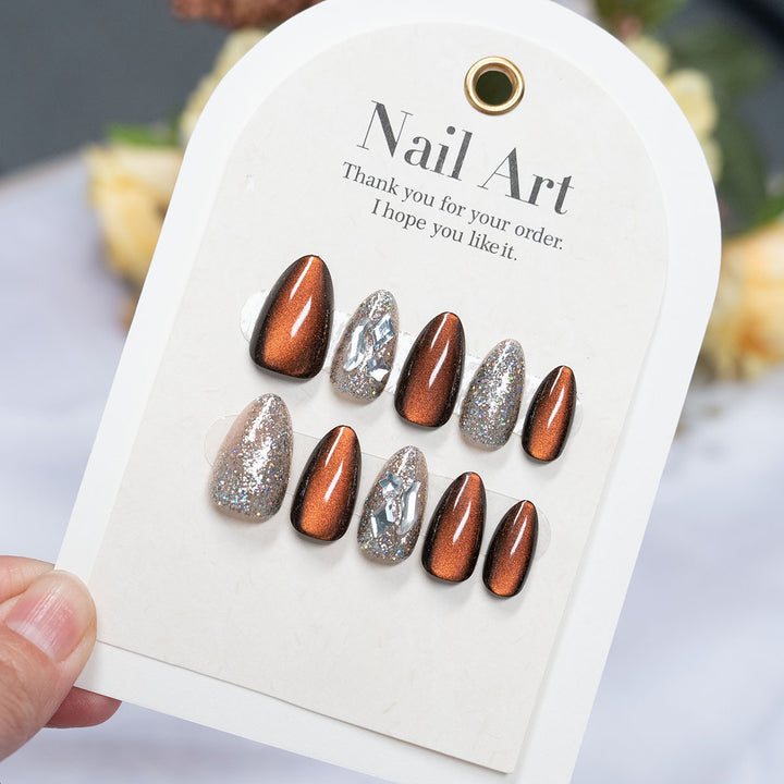High Shine Press-On Nail Art
