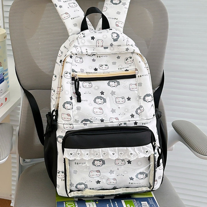 Cute Illustrated Character-Themed Backpack Kalsten