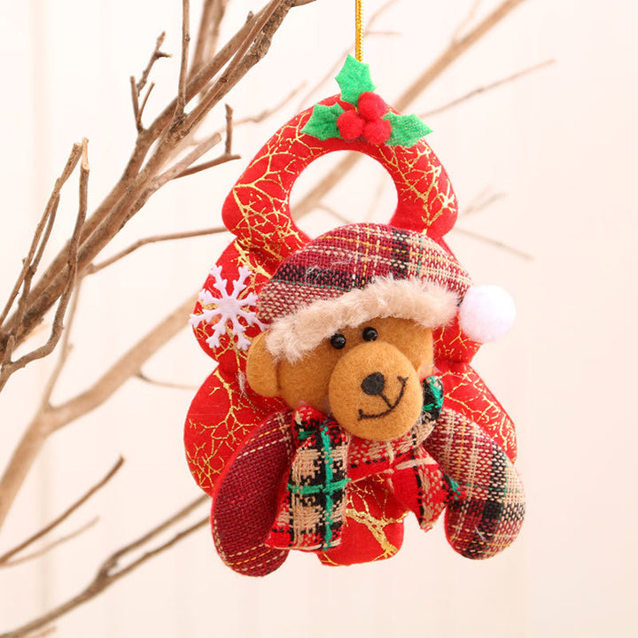 Plush Santa Character Hanging Ornament Kalsten