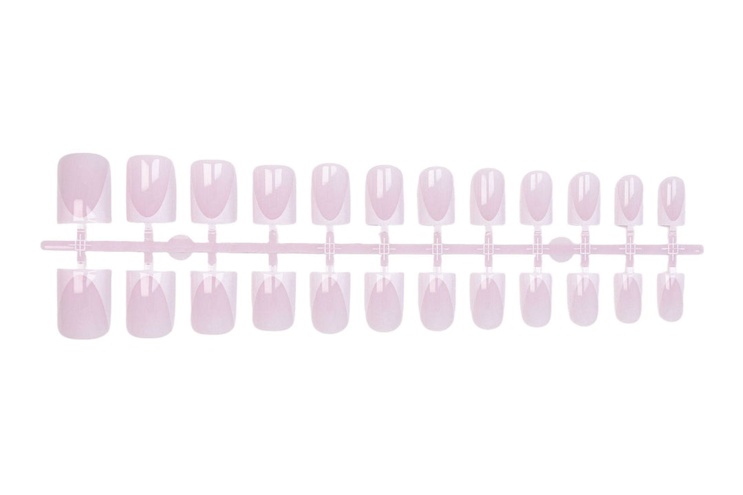 Artificial Nail Set with Elegant French Tip Design Kalsten