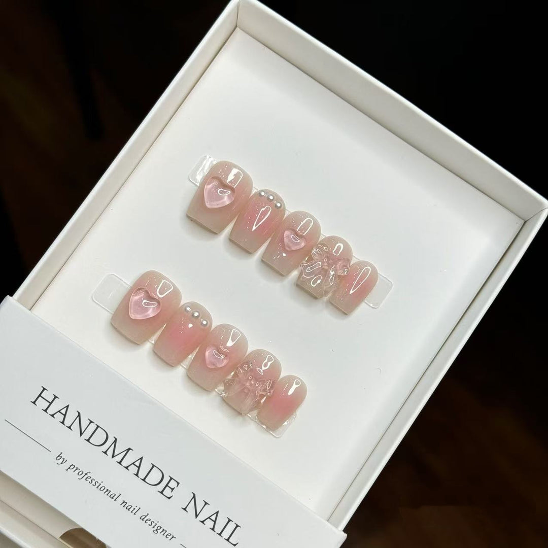 Artistic Handmade Press-On Nail Set  1791772930