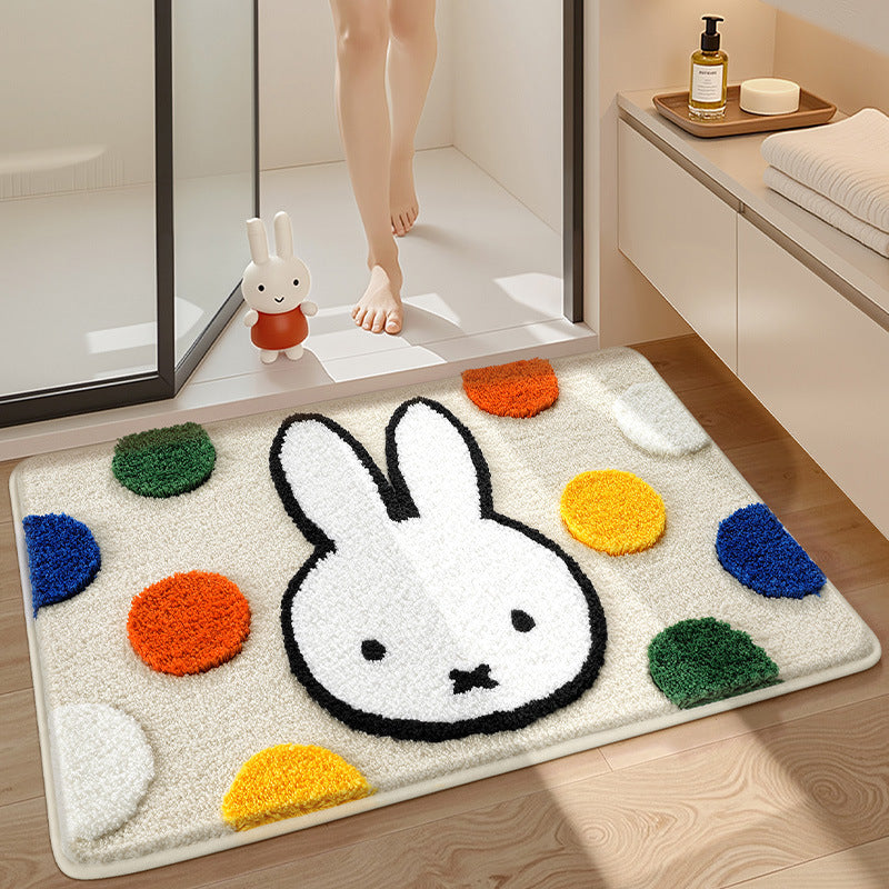 Cute Cartoon Bunny Bath Mat Kalsten