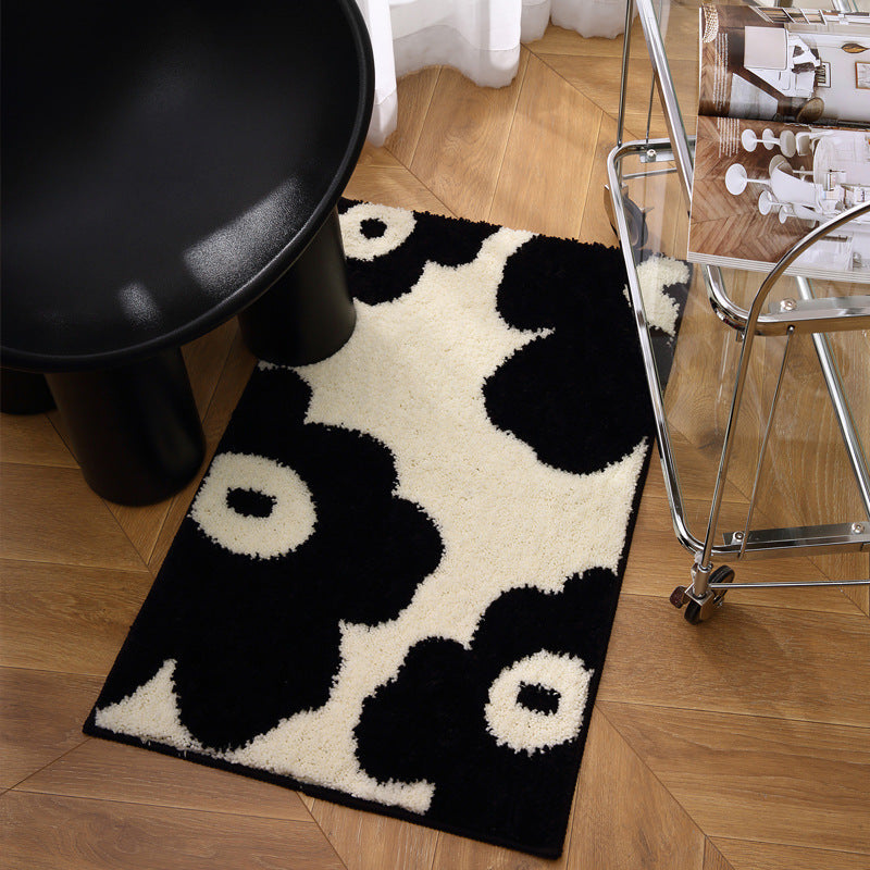 Decorative Plush Bath Mat
