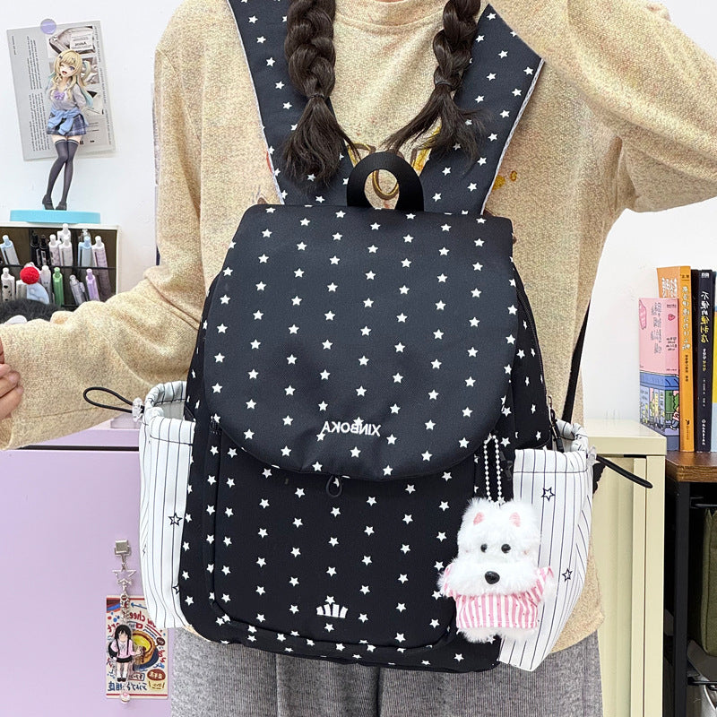 Stylish Star-Embellished Backpack Kalsten 1791205579