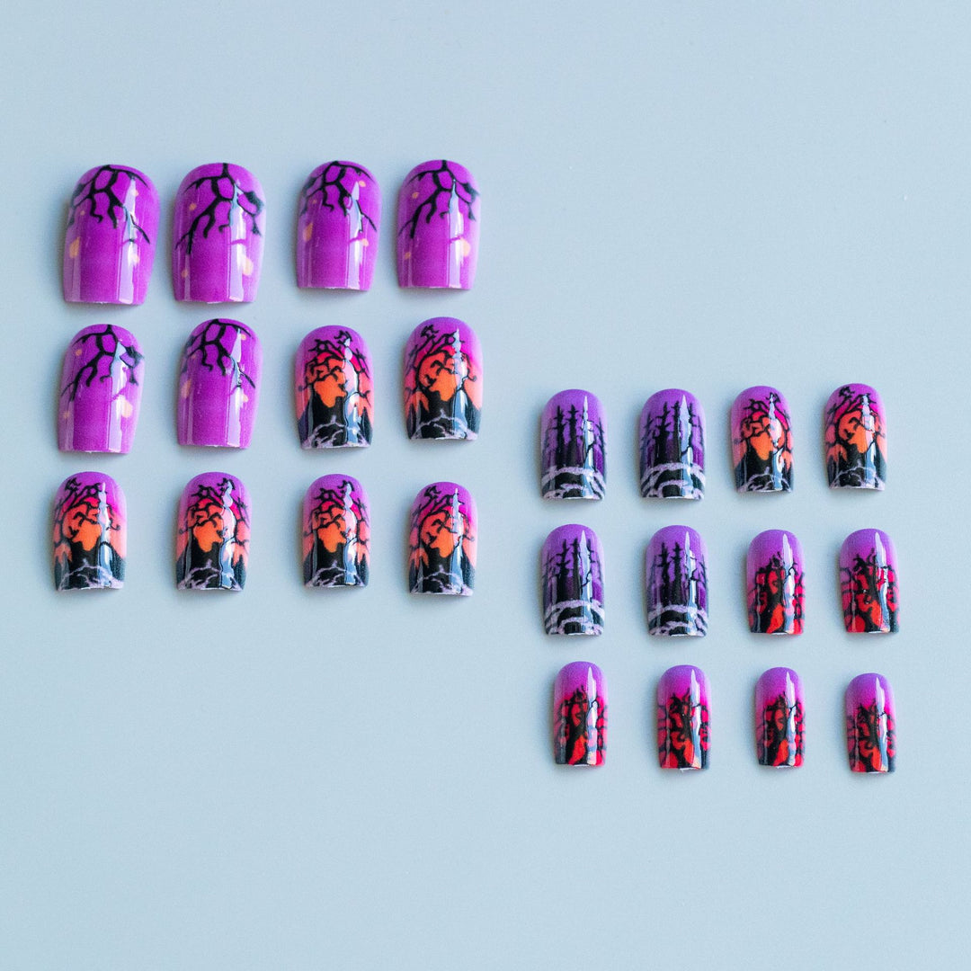 Artistic Halloween Nail Art Set