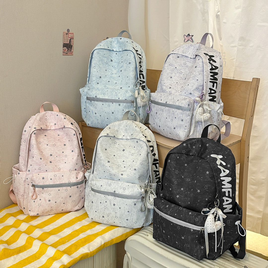 Star-Patterned School Backpack Kalsten