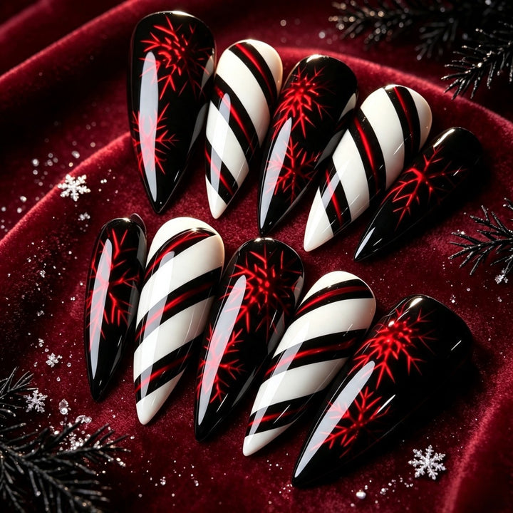 Creative Nail Art with Geometric Design Kalsten