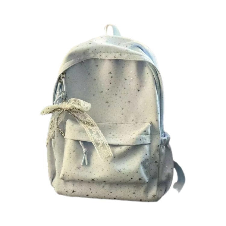 Star-Patterned Trendy Backpack Kalsten