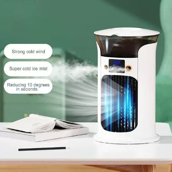 Unisex one size compact portable tower fan with digital display mosquito trap USB powered Kalsten