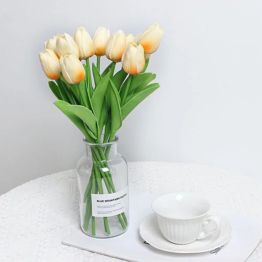 Realistic Faux Tulip Bouquet