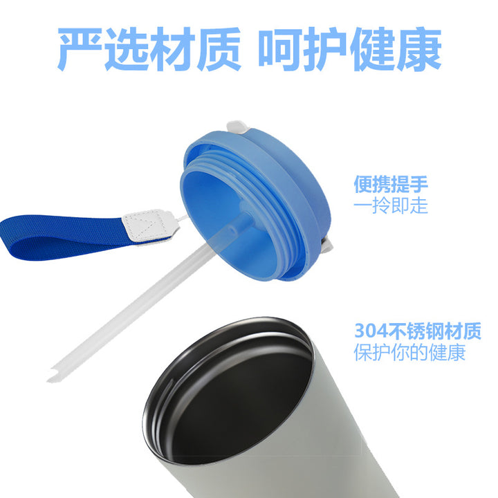 Women Insulated To-Go Cup with Carry Strap and Leak-Proof Lid Kalsten