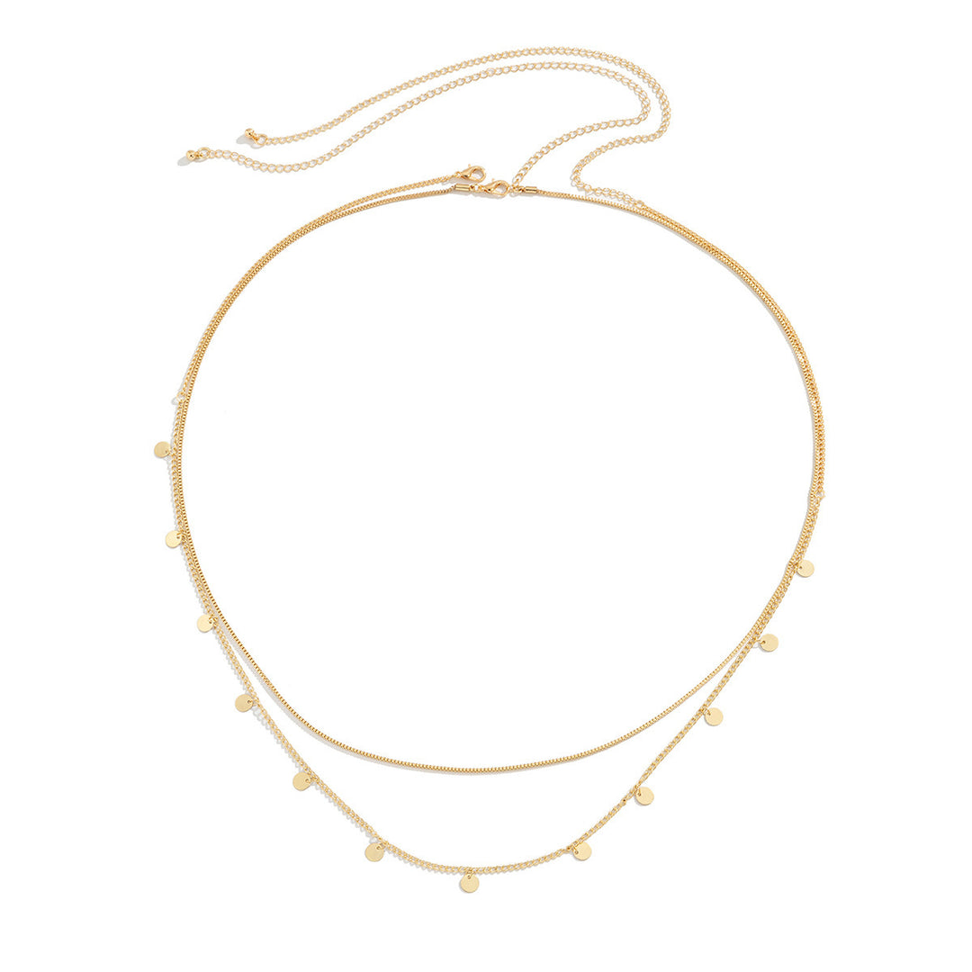 Layered Disc Necklace Kalsten