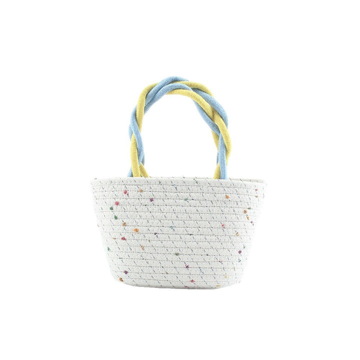 Fashionable straw bag with colorful accents Kalsten