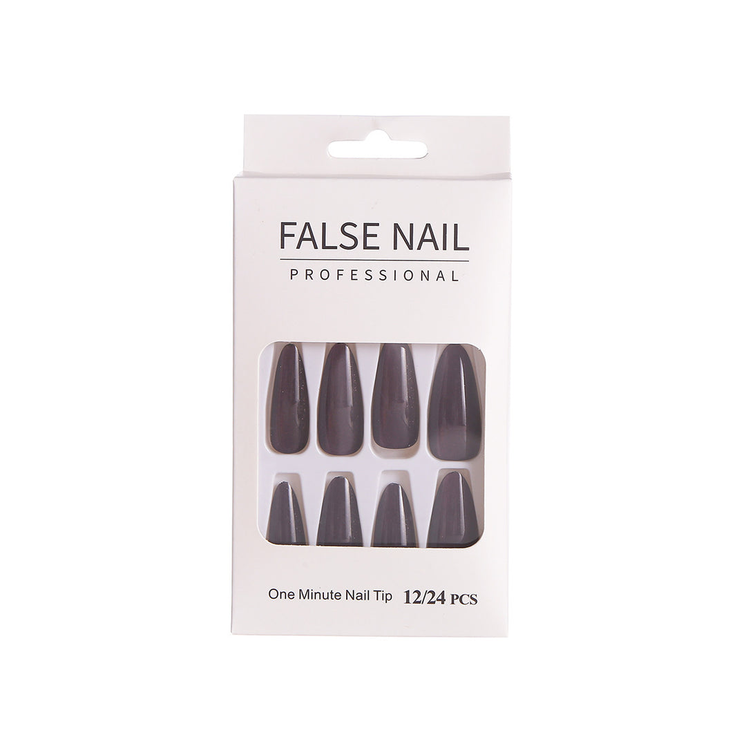 Glossy Almond-Shaped Press-On Nails Set Kalsten