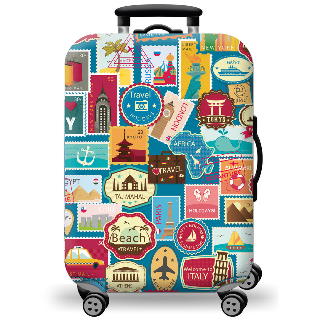 Unisex hard-shell suitcase with modern geometric design Kalsten