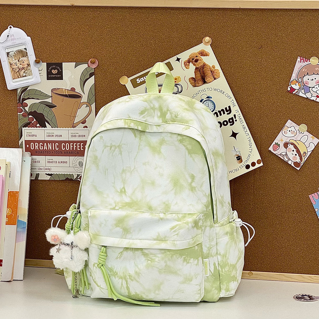 Trendy Tie-Dye Patterned Backpack Kalsten